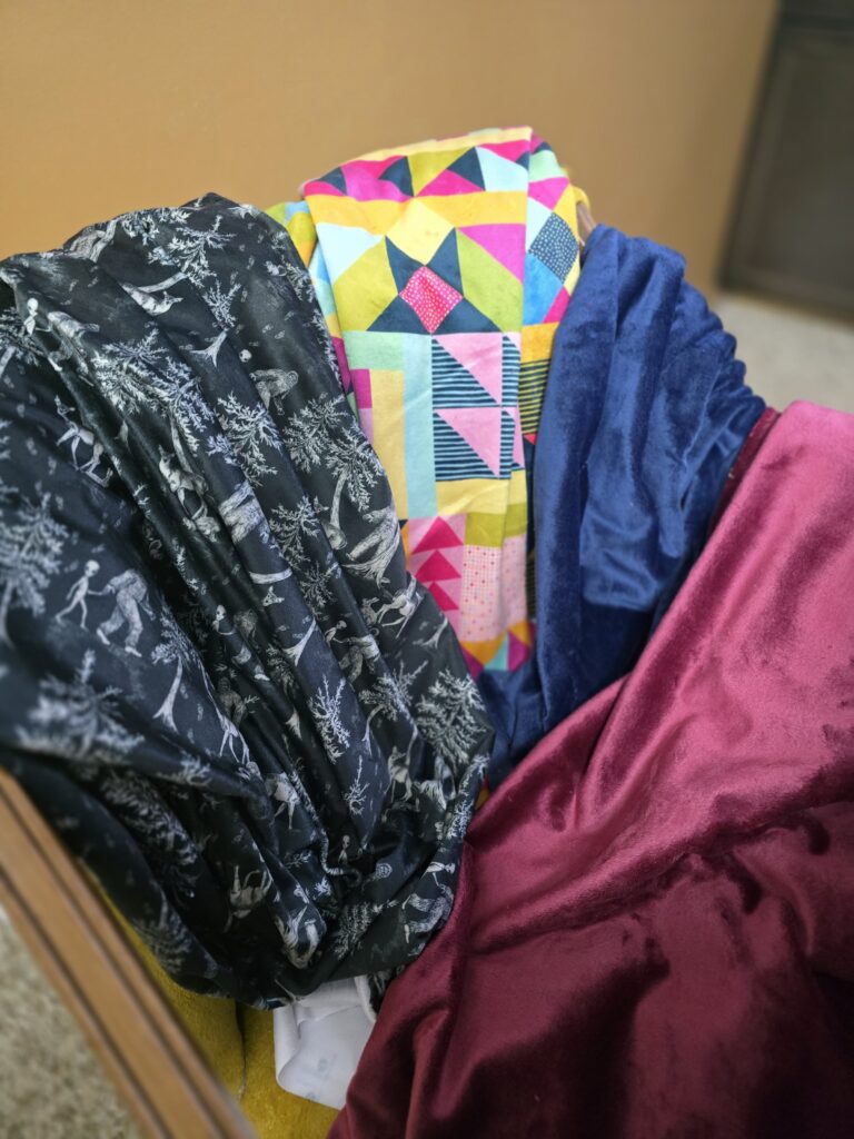 Returning to sewing after a break, slowing down and reconnecting with the creative process.